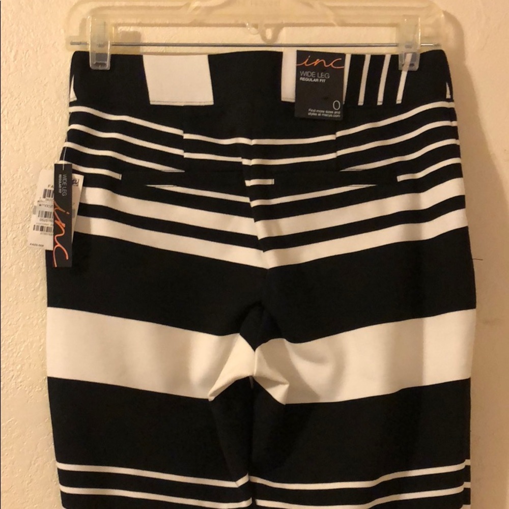 INC Striped Wide Leg Pants - Picture 3 of 3